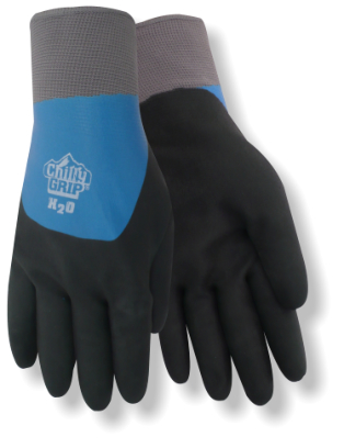 Red Steer Glove Company Chilly Grip Foam Latex Gloves - Black, L - Kroger