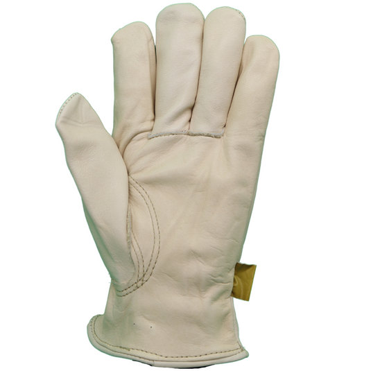 1512 Premium Grade Cowhide Leather Driver Gloves, Elastic Enclosure, Sizes S-XXL