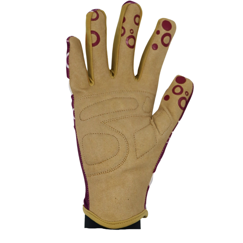 Load image into Gallery viewer, Red Steer 160W Flowertouch Synthetic Leather Palm, Purple, Velcro Wrist, Sizes S-L
