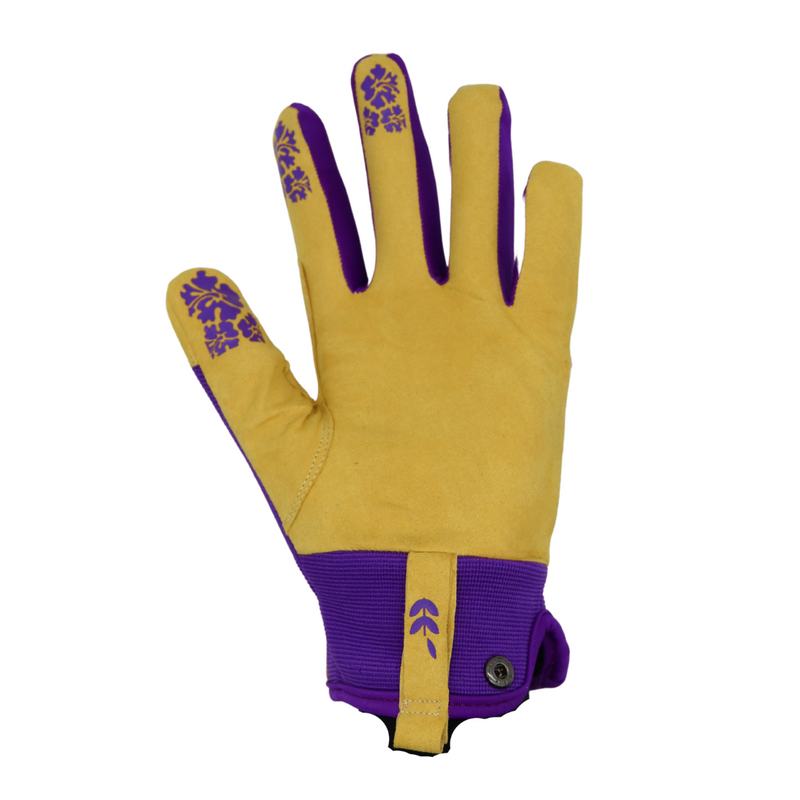 Load image into Gallery viewer, Red Steer 165W Flowertouch Synthetic Women's Gloves, Purple, Silicone Coated Fingertips, Sizes S-M
