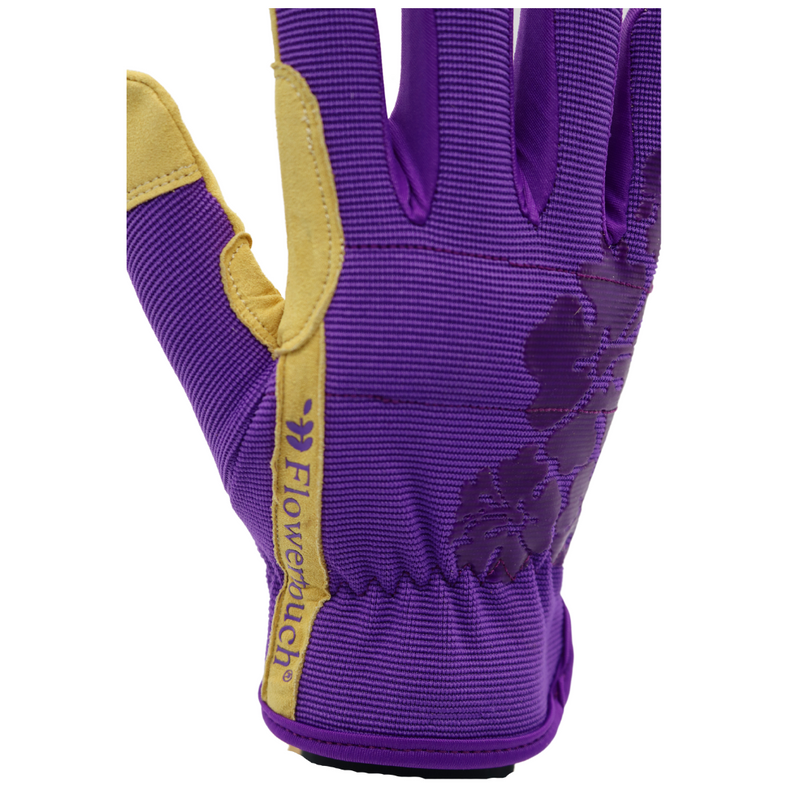 Load image into Gallery viewer, Red Steer 165W Flowertouch Synthetic Women's Gloves, Purple, Silicone Coated Fingertips, Sizes S-M
