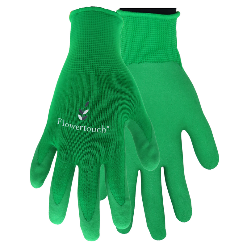 Load image into Gallery viewer, A207 FLOWERTOUCH® Foam Natural Rubber Palm, Light Knit Liner, Green, Sizes S-L

