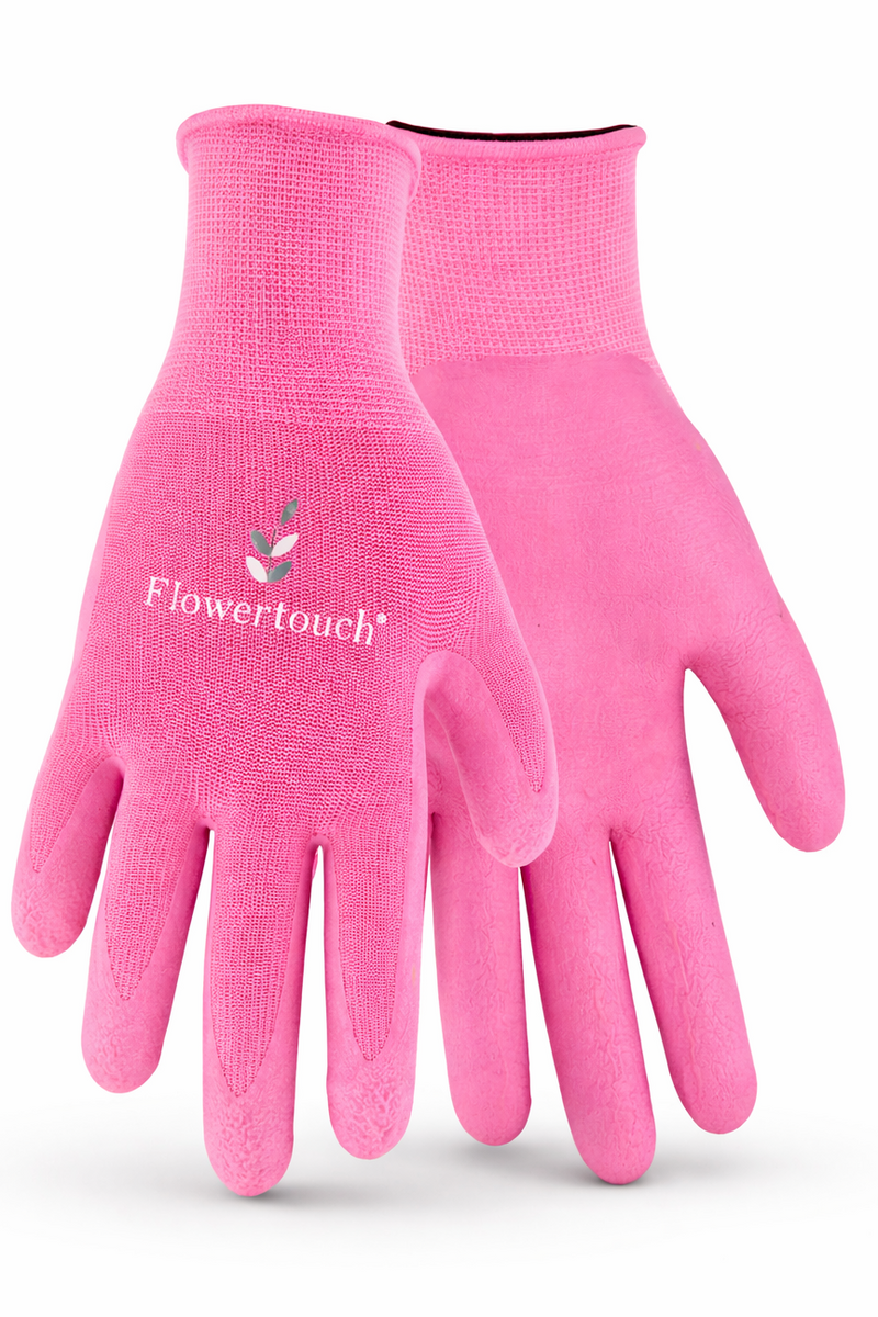 Load image into Gallery viewer, A207 FLOWERTOUCH® Foam Natural Rubber Palm, Light Knit Liner, Pink, Sizes S-L
