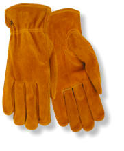 Red Steer 15170 Suede Cowhide Premium Golden