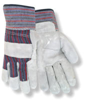 Red Steer 13155 Suede Cowhide Economy Double Palm