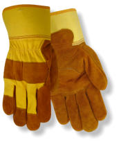 Red Steer 13465 Suede Cowhide Double Palm Safety