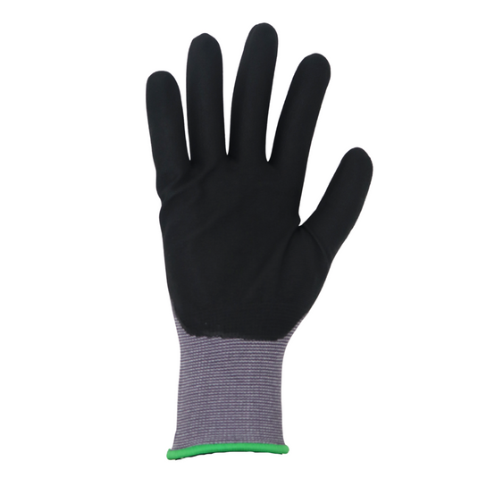 T307 POWERTOUCH Sandy Nitrile Breathable 13 Gauge Knit Shell, Snug Fit Wrist, Sizes S-XXL