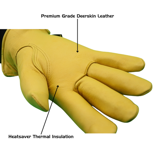 5505 LINED GRAIN DEERSKIN WITH HEATSAVER® THERMAL INSULATION