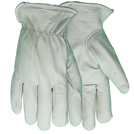5555 FLEECE LINED GRAIN COWHIDE DRIVER, PREMIUM GRADE, KEYSTONE THUMB, SIZES S-XL