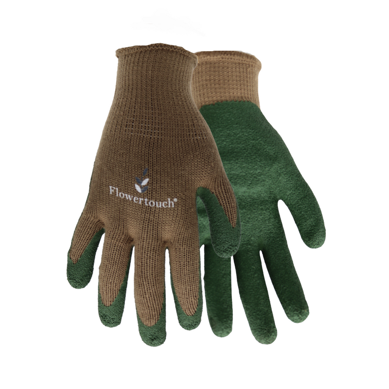 Load image into Gallery viewer, Flowertouch A305 Women's Rubber Palm Gloves, 10 Gauge Polycotton Liner, Sizes S-L
