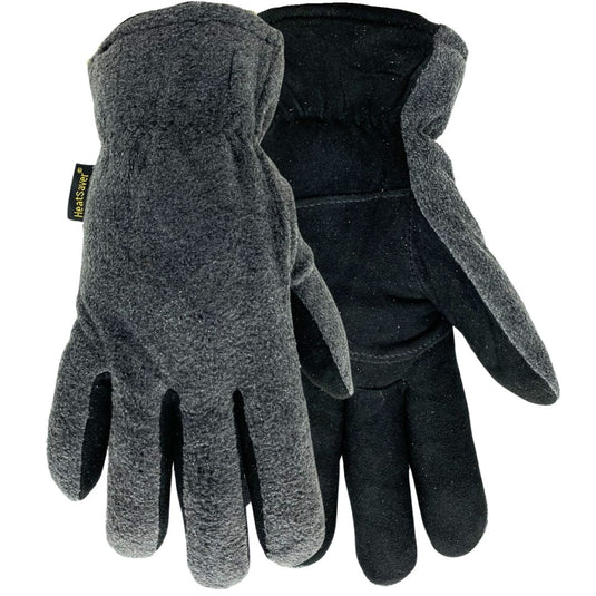 150 HEATSAVER LINED SPLIT DEERSKIN SKI GLOVE- SIZES S-XXL