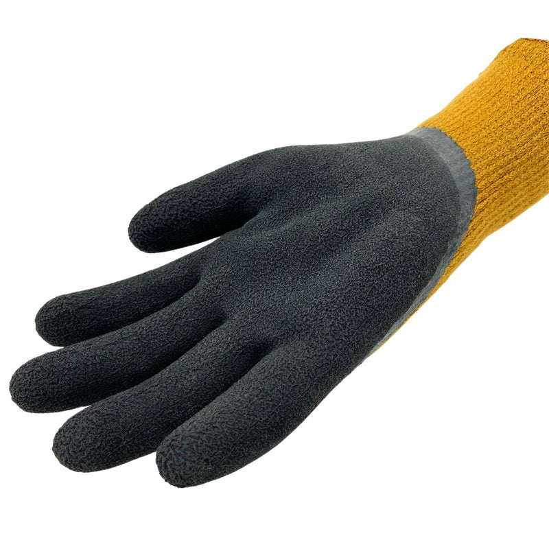 Load image into Gallery viewer, A315 CHILLY GRIP® BROWN KNIT LINER W FOAM LATEX PALM - SIZES M-XL
