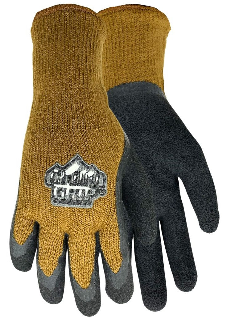 Load image into Gallery viewer, A315 CHILLY GRIP® BROWN KNIT LINER W FOAM LATEX PALM - SIZES M-XL
