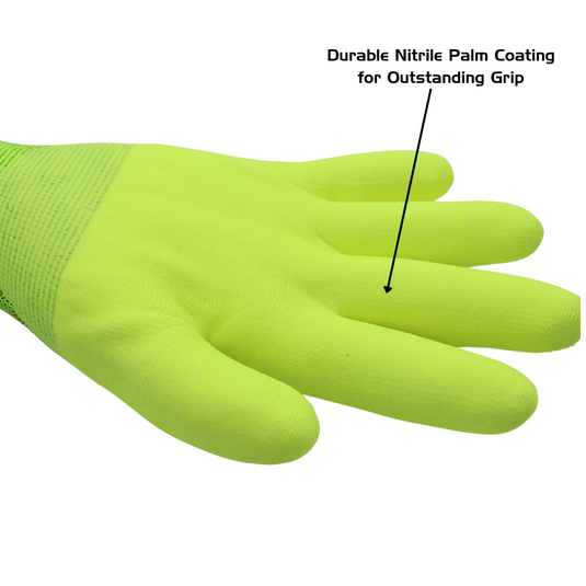 A319 Chilly Grip® Water Resistant Hi-Vis Thermal Gloves, Sizes S-XXL