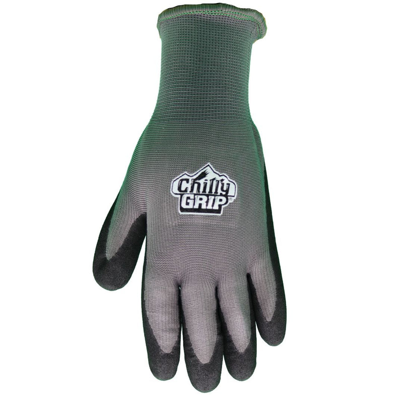 Load image into Gallery viewer, A320 Chilly Grip® H2O Water Resistant Gray Gloves, Thermal Liner, Black Nitrile Coated Palm, Sizes S-XL
