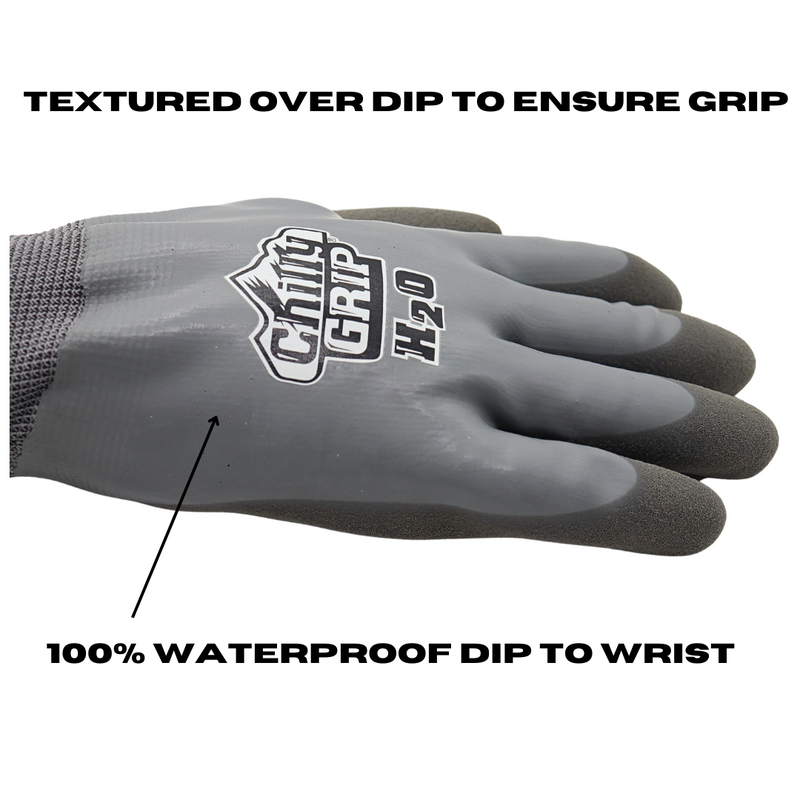 Load image into Gallery viewer, Red Steer A327 2 Pack Gloves (A325 and A326 included in this set) Waterproof Chilly Grip Grey and Black Insulated Gloves, Sizes M-XL
